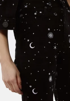 Celestial Embroidered Jeans
