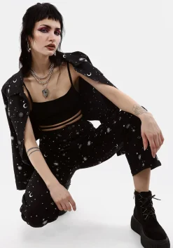 Celestial Embroidered Jeans