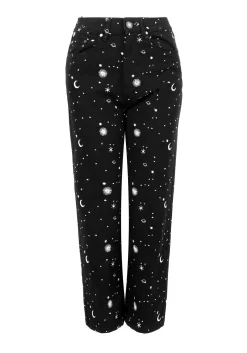 Celestial Embroidered Jeans
