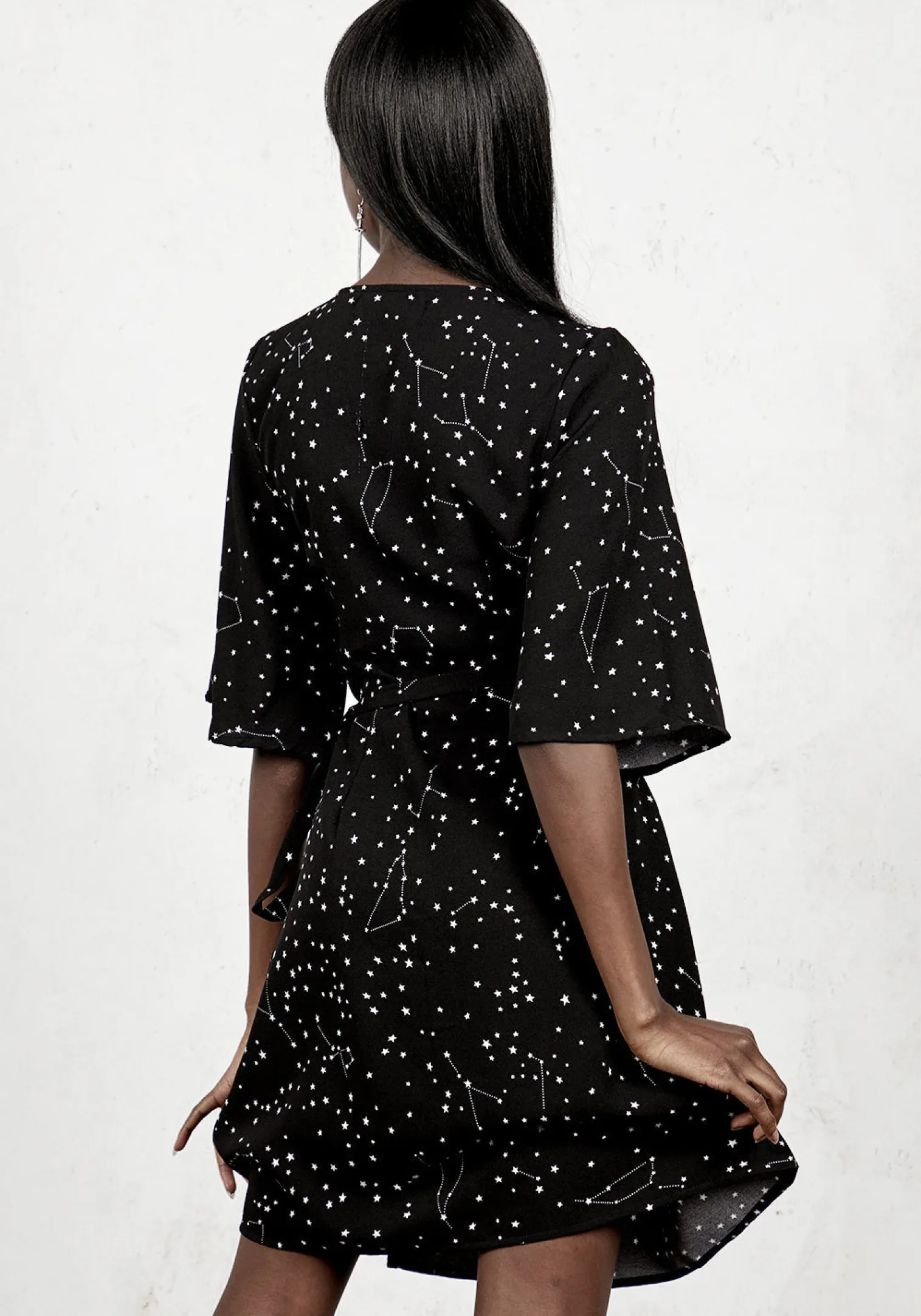 Celestial Kimono Dress