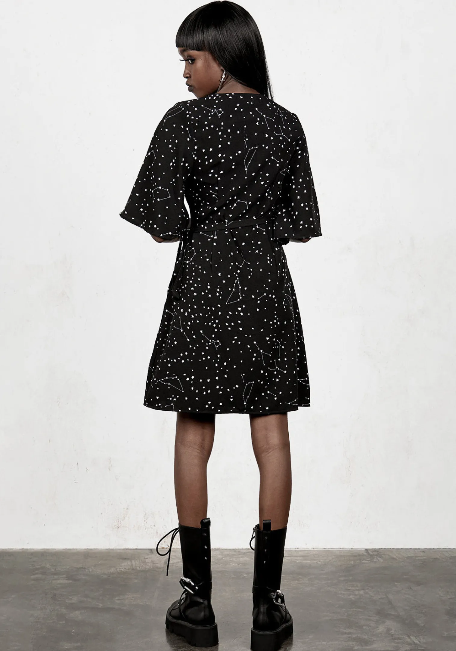 Celestial Kimono Dress