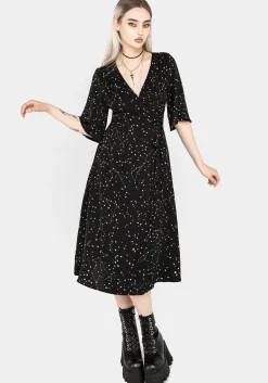 Celestial Midi Kimono Dress