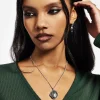 Cerelia Etched Locket Necklace