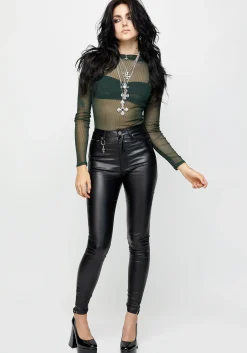 Charmer Coated Skinny Jeans