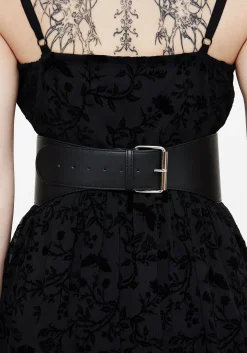 Chasm Oval Detail Waist Belt