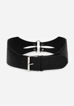 Chasm Oval Detail Waist Belt