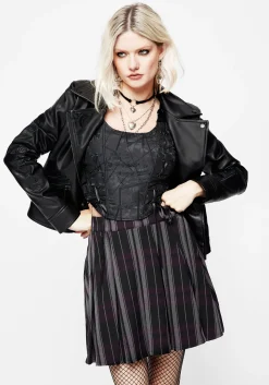 Chatelaine Lace Detail Corset Top