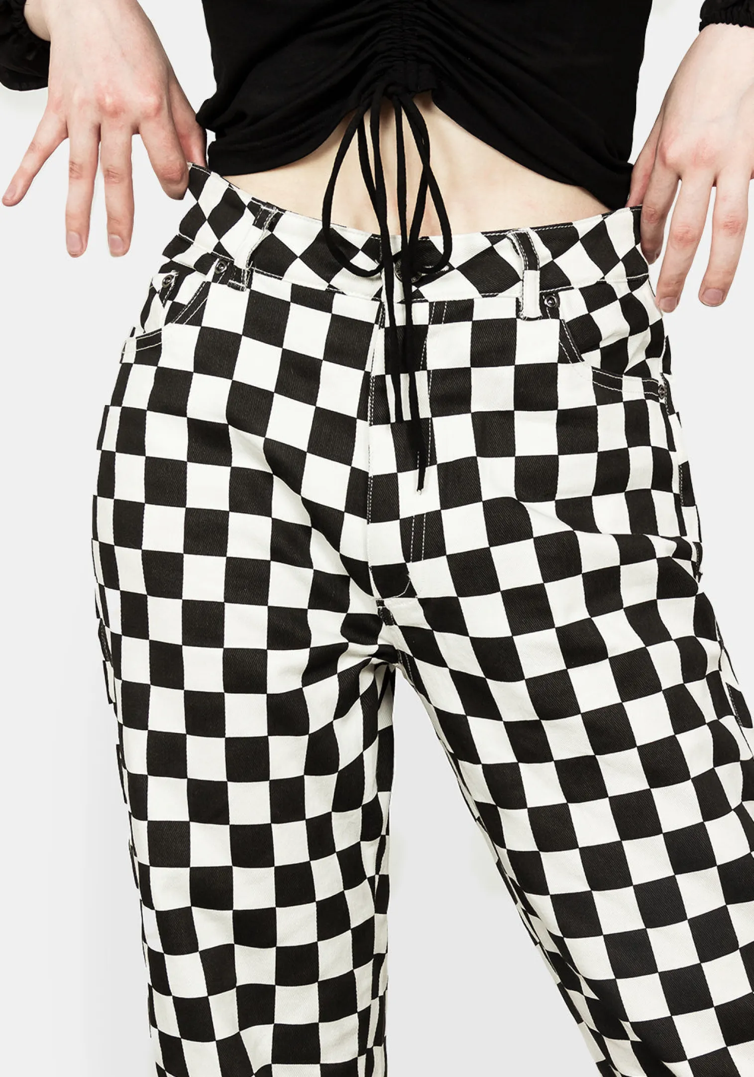 Checker Jeans