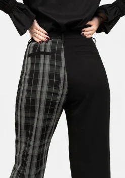 Checkmate High Waist Tapered Trousers
