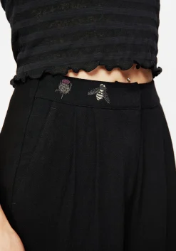 Chloris Embroidered Waist Balloon Trouser