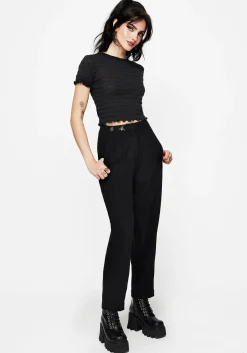 Chloris Embroidered Waist Balloon Trouser