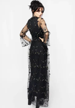 Chrysanthi Applique Maxi Dress