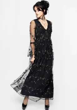 Chrysanthi Applique Maxi Dress
