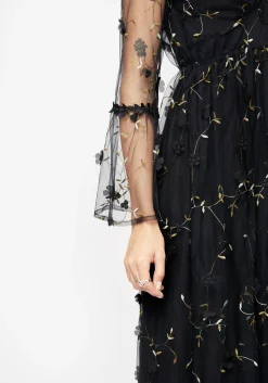 Chrysanthi Applique Maxi Dress