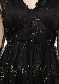 Chrysanthi Applique Mini Dress