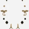 Ciela Moon Moth Earring Set