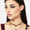 Ciela Moon Moth Layered Necklace