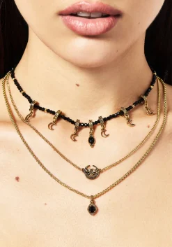 Ciela Moon Moth Layered Necklace