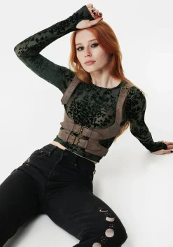 Clementine Buckle Cut Out Harness