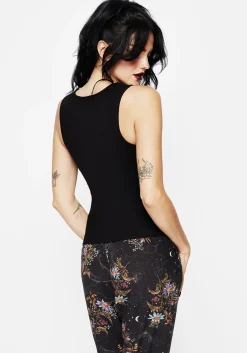 Cleome Floral Spiderweb Pyjama Vest Top