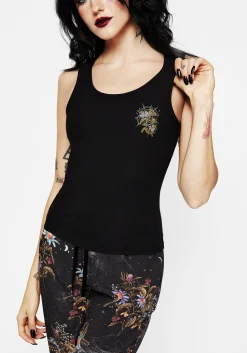 Cleome Floral Spiderweb Pyjama Vest Top