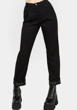 Clover Check Contrast Trousers