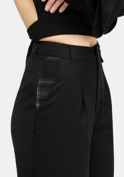 Clover Check Contrast Trousers