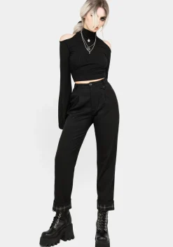 Clover Check Contrast Trousers