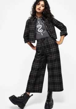 Clover Check Crop Trousers