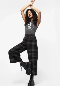 Clover Check Crop Trousers