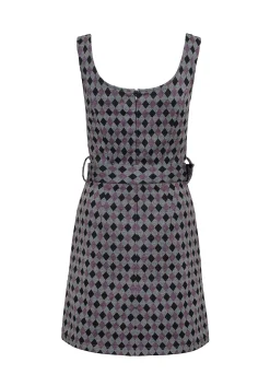 Clowntears Belted Pinafore Dress