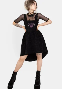 Cocoon Butterfly Embroidered Mini Dress