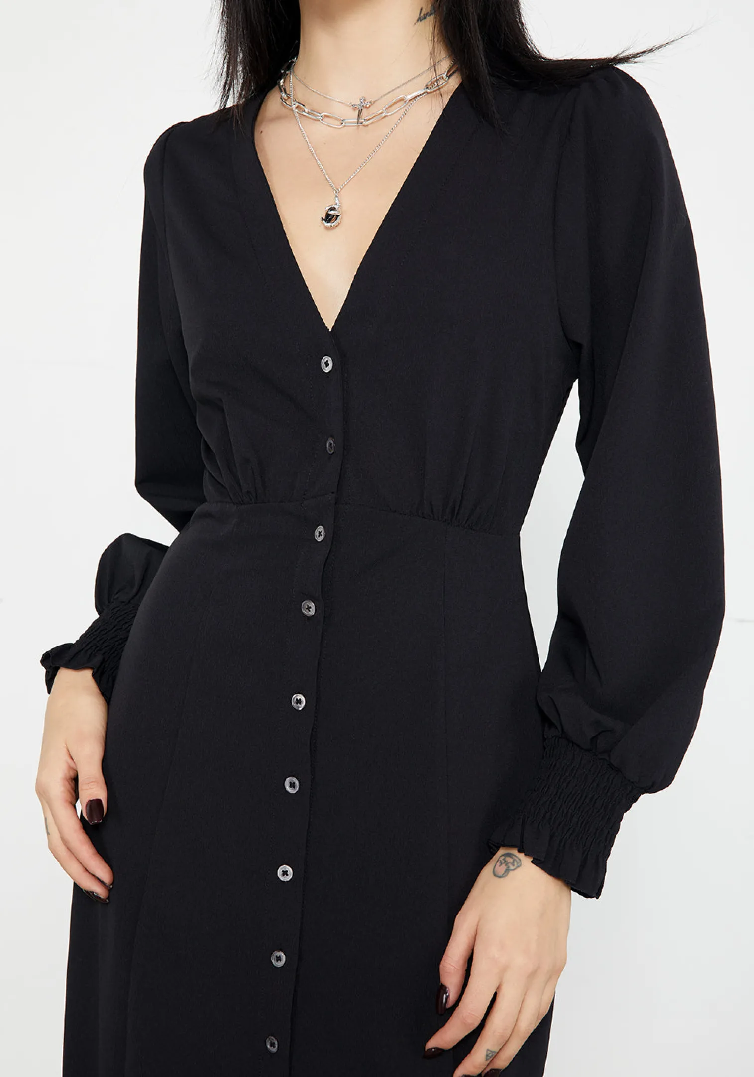 Cora Button Up Midaxi Dress