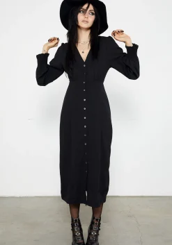 Cora Button Up Midaxi Dress
