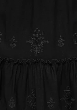 Cordata Embroidered Cami Midi Smock Dress