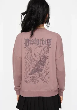 Corvus Graphic Print Crew Neck Sweatshirt