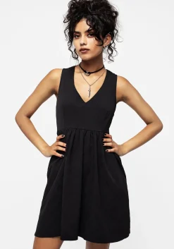 Cosette V-Neck Mini Smock Dress