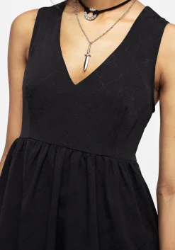 Cosette V-Neck Mini Smock Dress