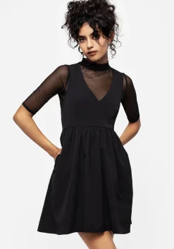 Cosette V-Neck Mini Smock Dress