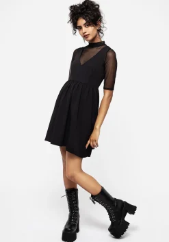 Cosette V-Neck Mini Smock Dress