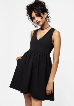 Cosette V-Neck Mini Smock Dress