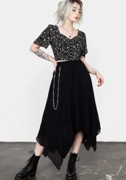 Craft Hook And Eye Crop Top