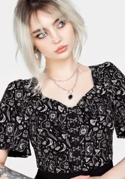 Craft Hook And Eye Crop Top