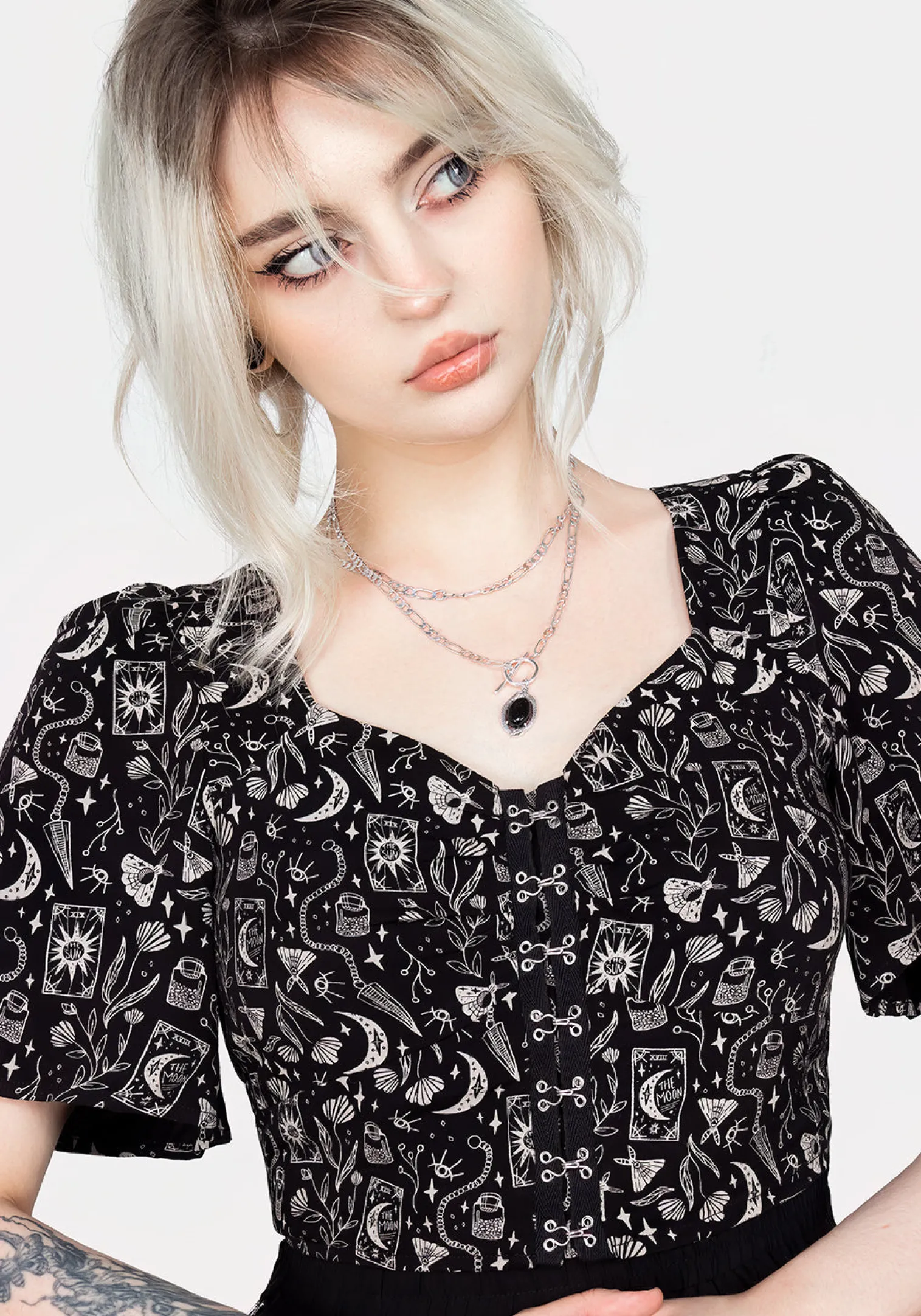 Craft Hook And Eye Crop Top