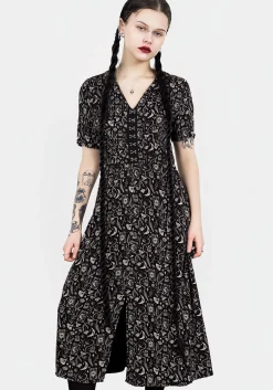 Craft V-neck Midi Dress