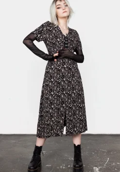 Craft V-neck Midi Dress