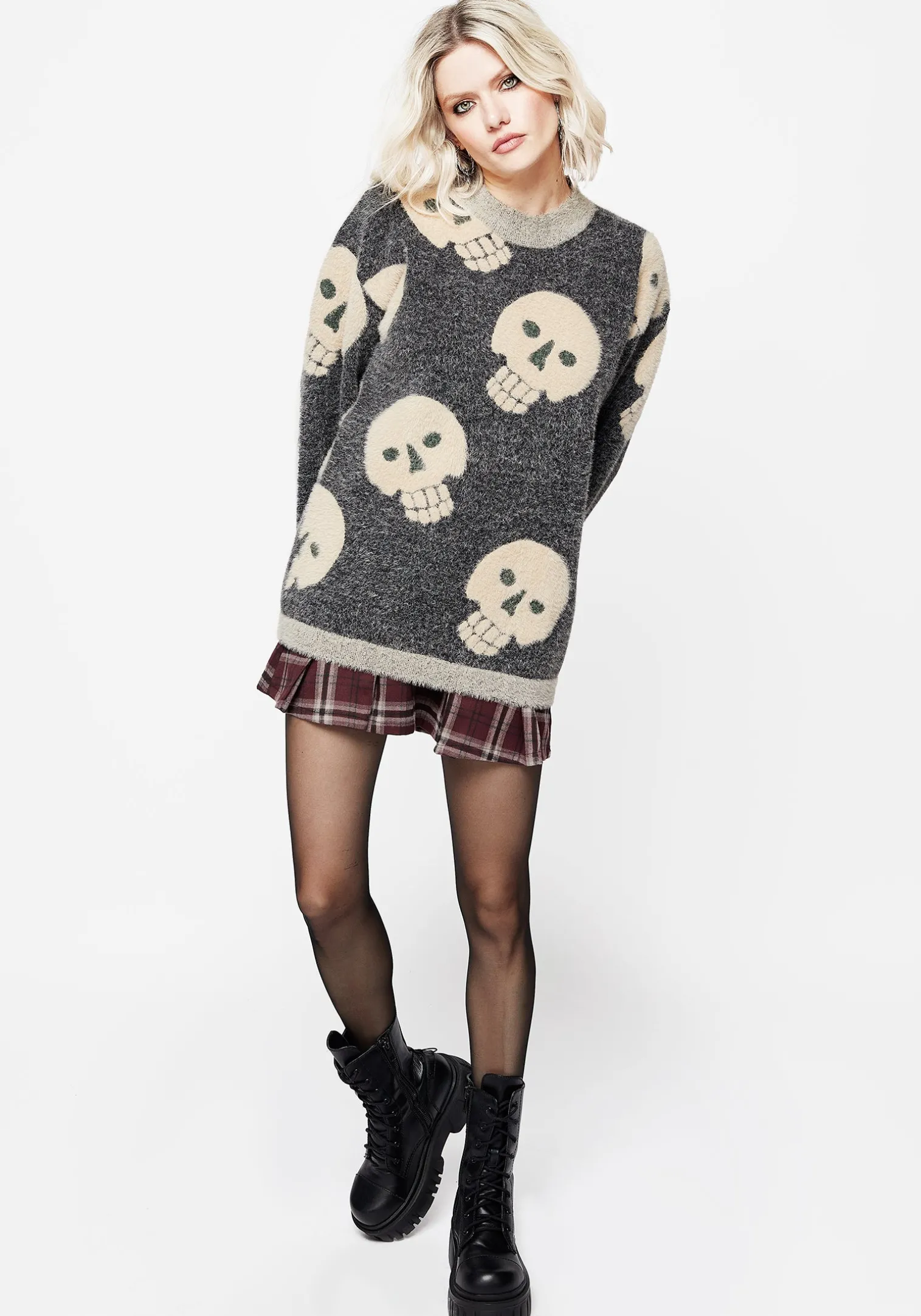 Crania Fluffy Knit Sweater