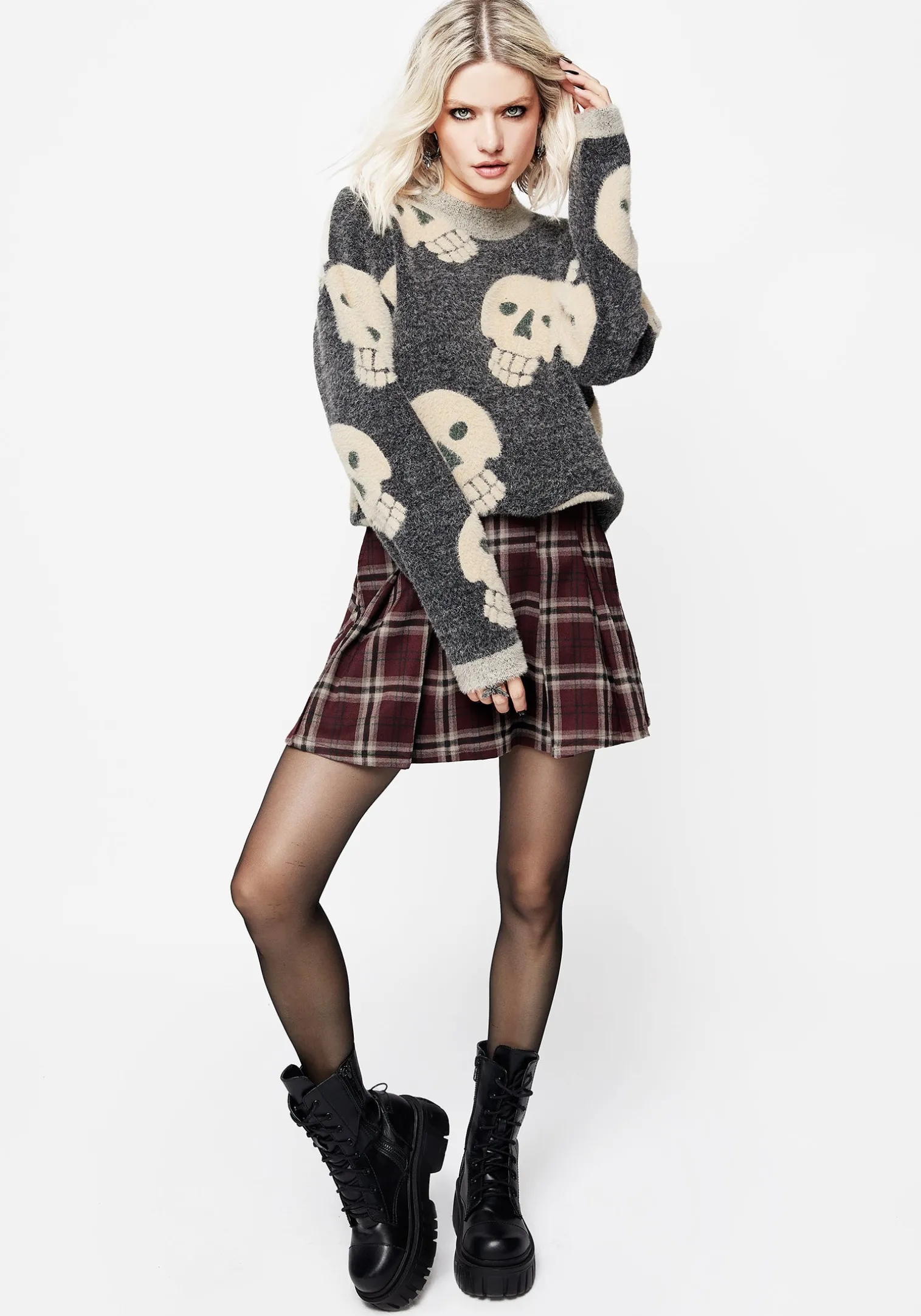 Crania Fluffy Knit Sweater
