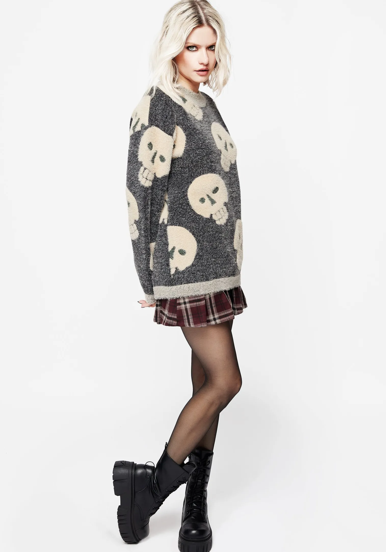 Crania Fluffy Knit Sweater