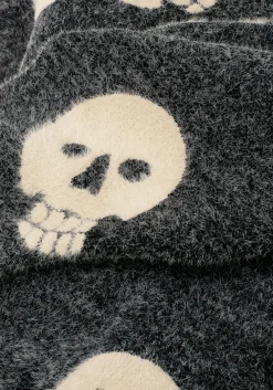 Crania Skull Knit Scarf